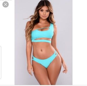 Blue fashion nova bikini New!